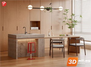 Kitchen island Skp Files